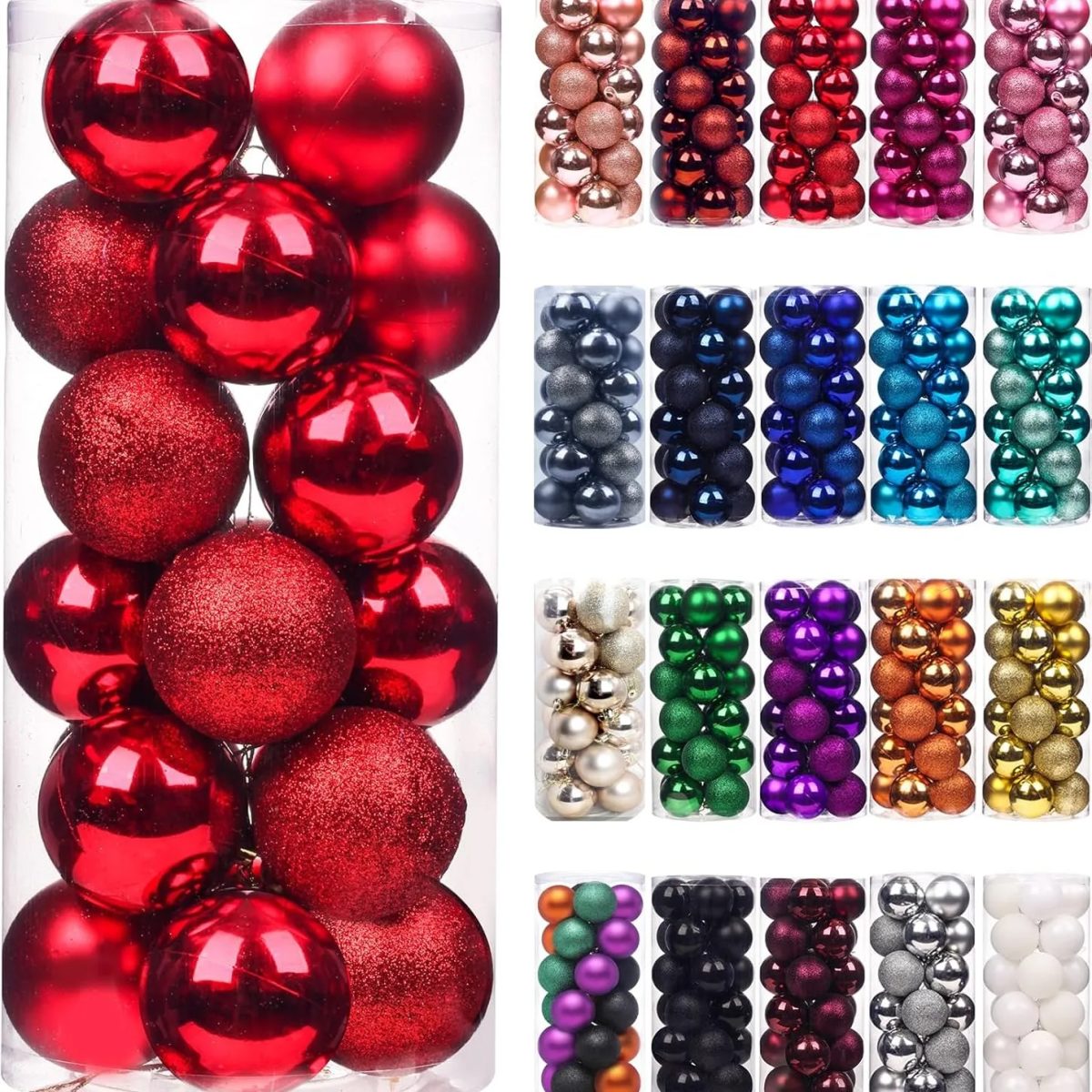 36 bolas de Navidad de 4 cm
